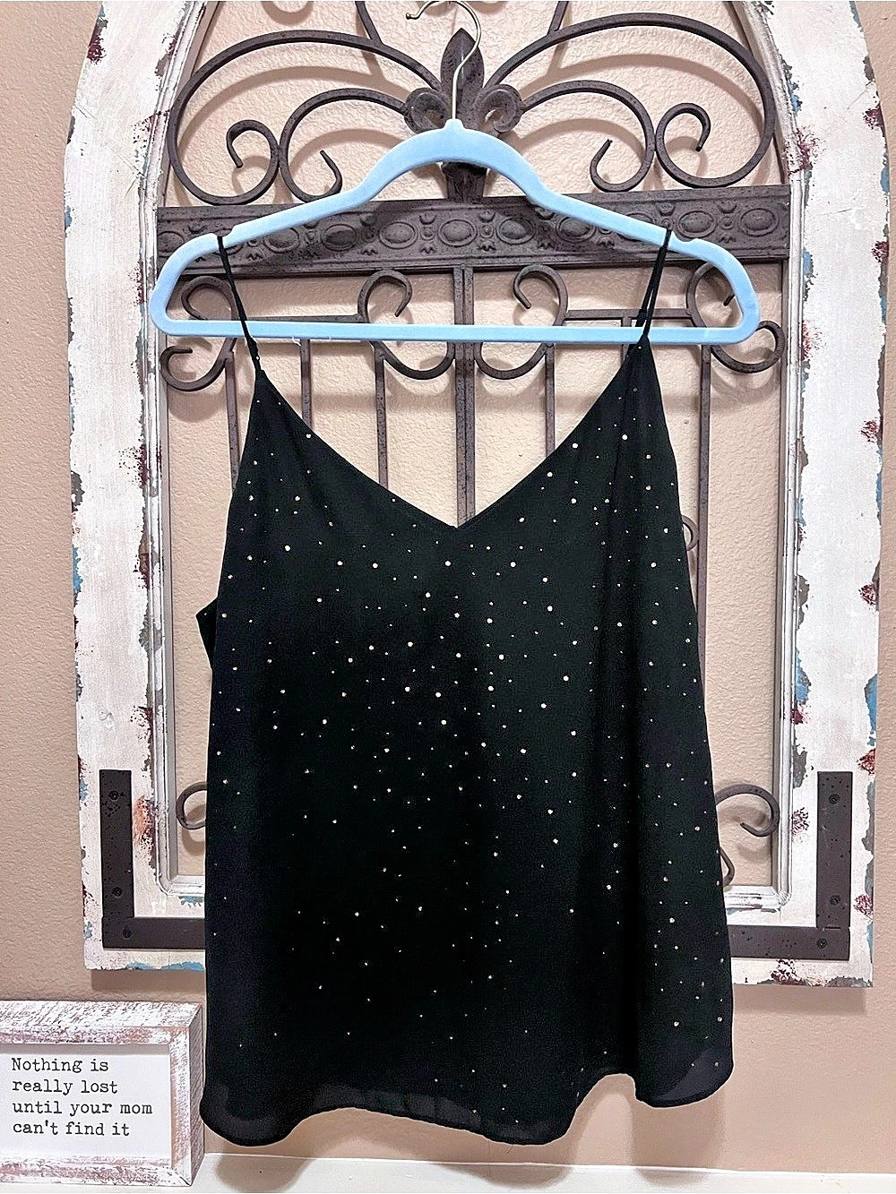 Express Black Studded Camisole Size XL
